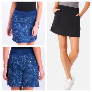 Cypress Club Bundle | Two Athletic Skorts (Skirt with Shorts) Size Large